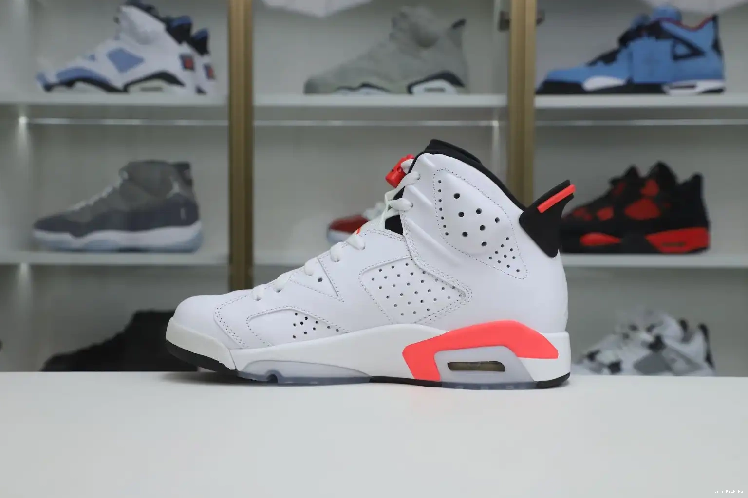 Air Retroinfrared Jordan White 6 Kimikick 0506